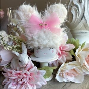 🐰Easter Bunny Marshmallow Mug Hat, Easter Tier Tray Decor